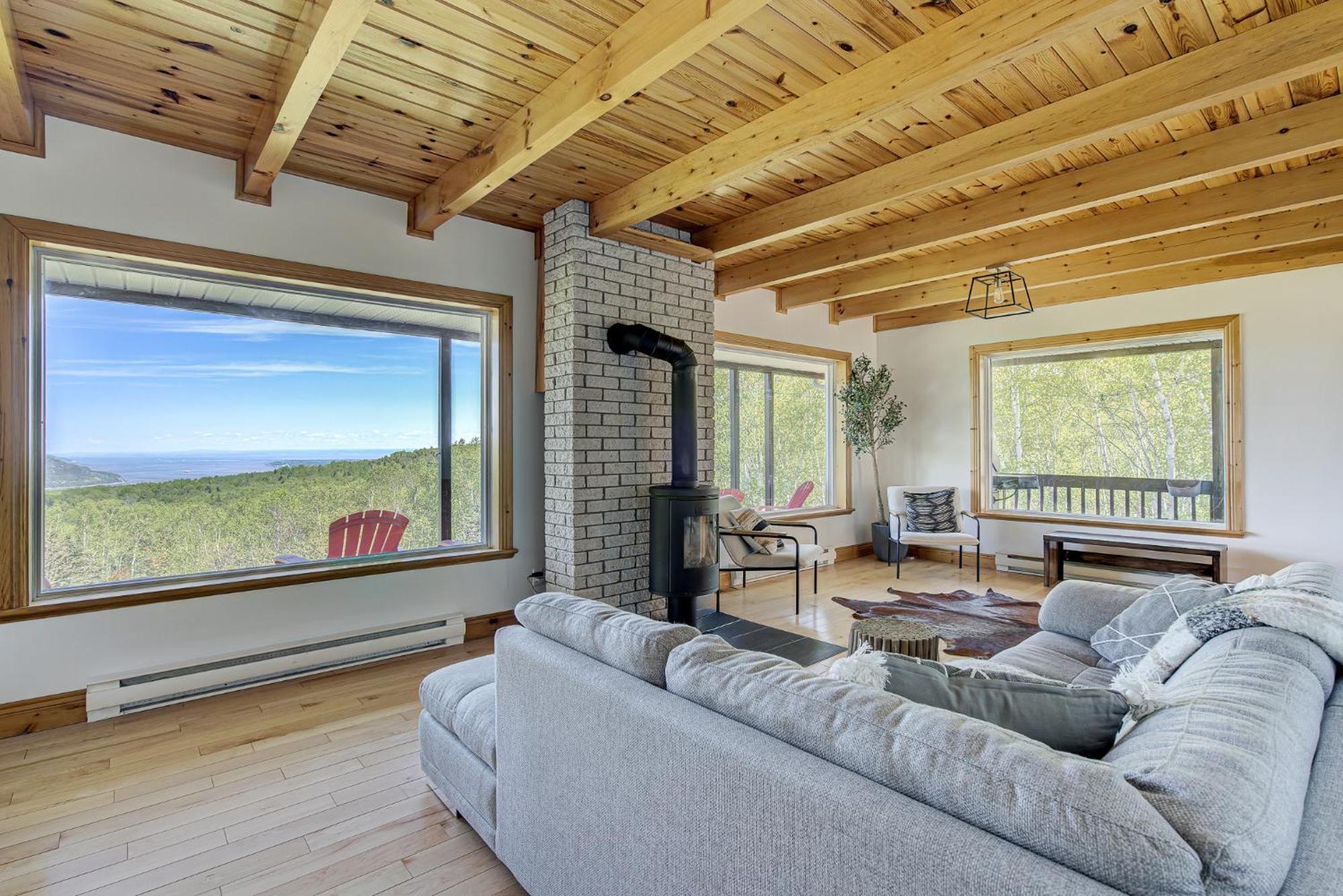 Cozy Haven With Spa & Stunning Views Baie-Saint-Paul Extérieur photo